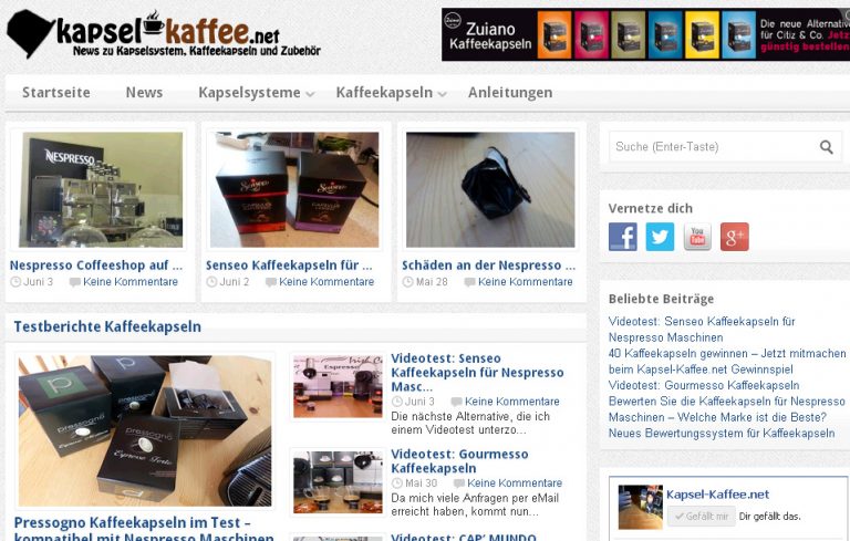 Neues Seitendesign