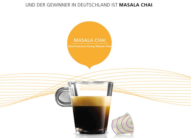 Masala Chai (Nespresso) hat gewonnen