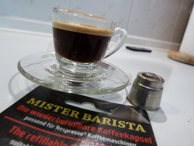 Mister Barista im Test – wiederbefüllbare Kaffeekapsel für das Nespresso-System